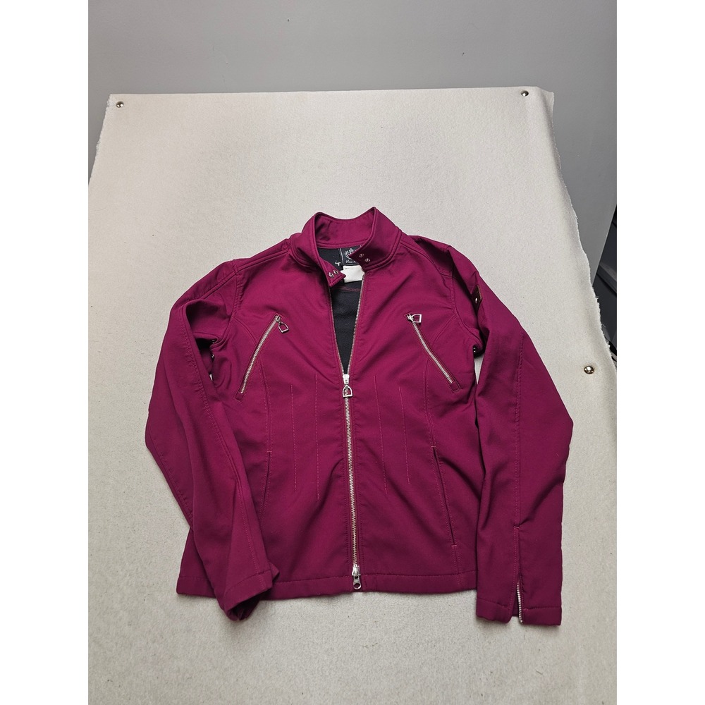 Ariat Kalmar Softshell Jacket Womens Medium Magenta Pink Full Zip 10011255